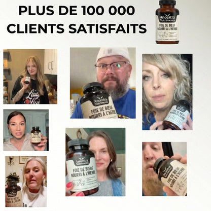 Gélules de foie de bœuf nourri à l’herbe